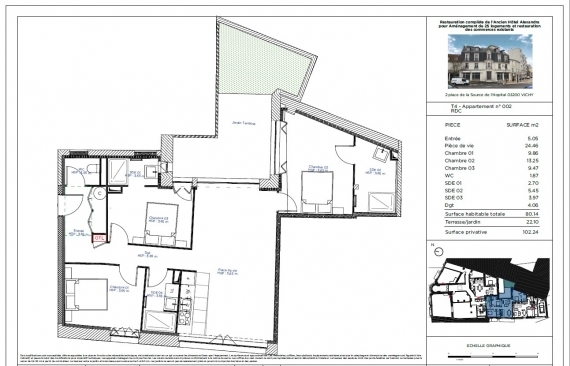 Appartement  de standing T4