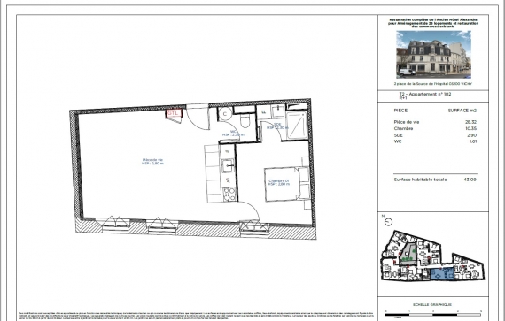 Appartement  de standing T2