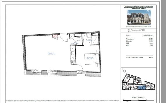 Appartement  de standing T2