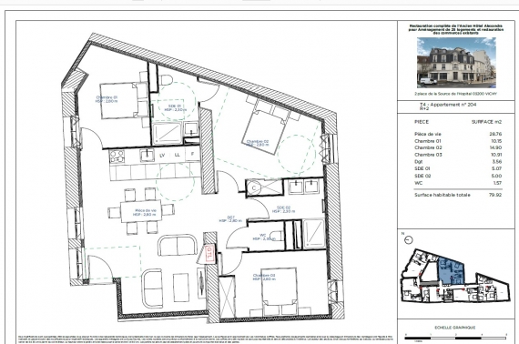 Appartement  de standing T4