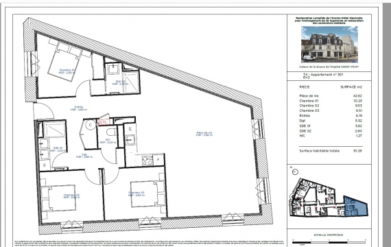 Appartement  de standing T4