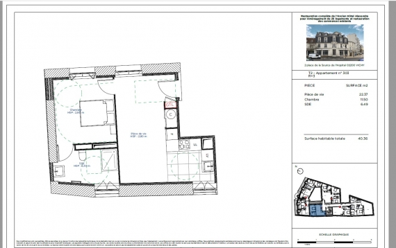 Appartement  de standing T2