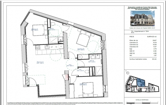 Appartement  de standing T4